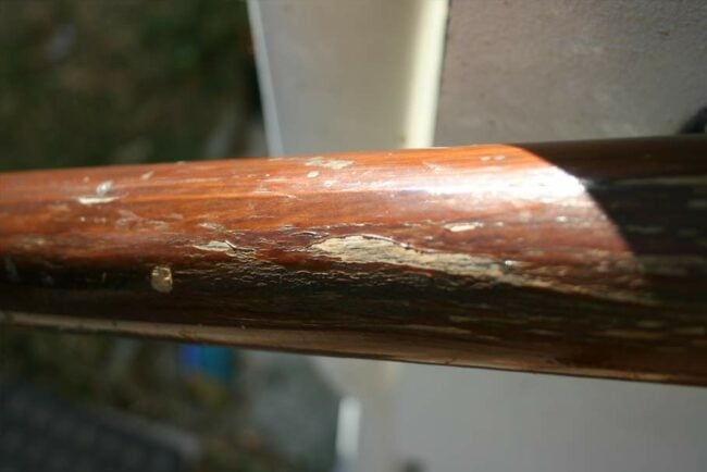 Main courante en bois