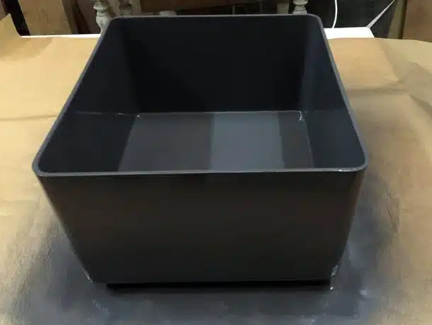 Application de l'apprêt terminé