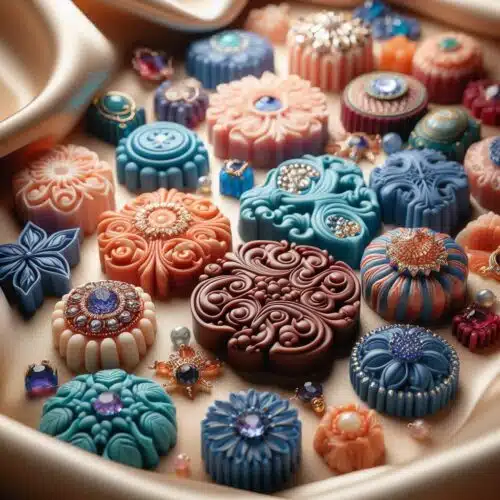 Création de bijoux avec un moule en élastomère de silicone