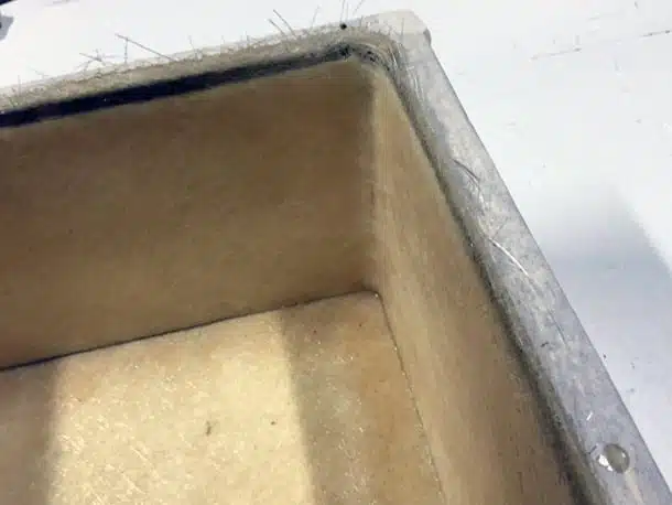 Imprégnation feutre et mat de verre