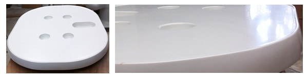 Table polyester bateau Cap Camarat