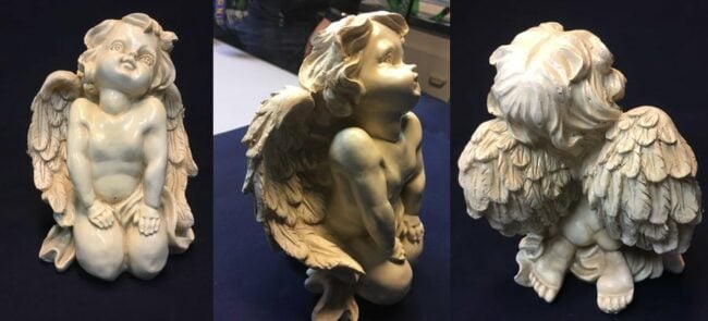 Vue de la statuette à reproduire