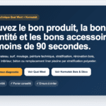 Assistant Quai West : trouvez le bon produit et les bonnes quantités en moins de 90 secondes