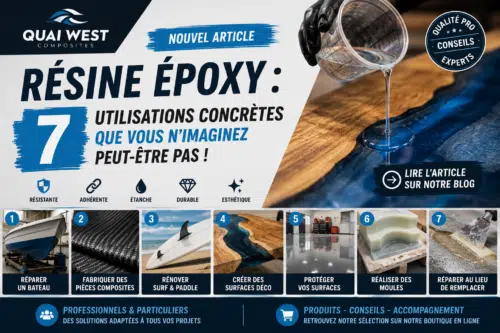 Résine époxy : 7 utilisations concrètes
