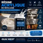 Résine acrylique de moulage : une solution moderne pour des créations esthétiques et résistantes